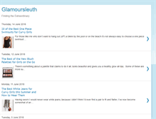 Tablet Screenshot of glamoursleuth.com